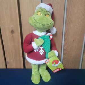 The Grinch Holiday Greeter Plush Stuffed Animal Christmas Santa Hat 20"